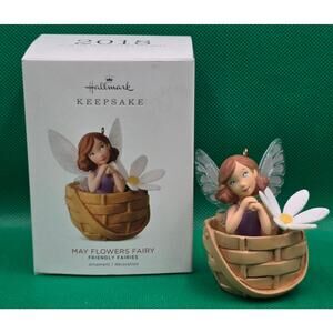 2018 Hallmark 4th‎ Friendly Fairies- May Flowers Fairy Pixie Magical Christmas
